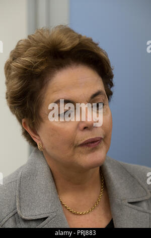 L'ancien président du Brésil, Dilma Rousseff Banque D'Images