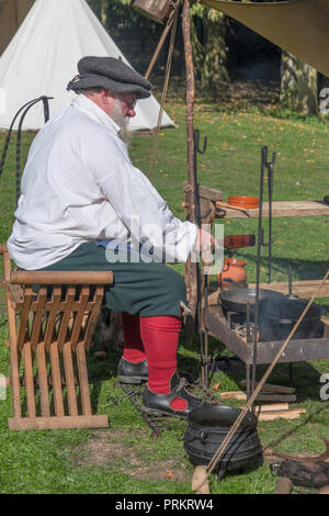 Membre de l'Hogan-vexel la cuisson à une reconstitution. Banque D'Images