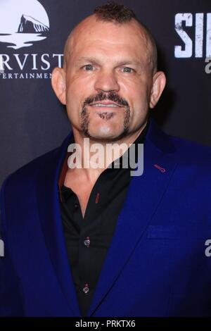 Première mondiale de 'Silencer', tenue à l'Ahrya Fine Arts Theatre à Beverly Hills, Californie. Avec : Chuck Liddell Où : Los Angeles, California, United States Quand : 30 août 2018 Source : WENN.com Banque D'Images