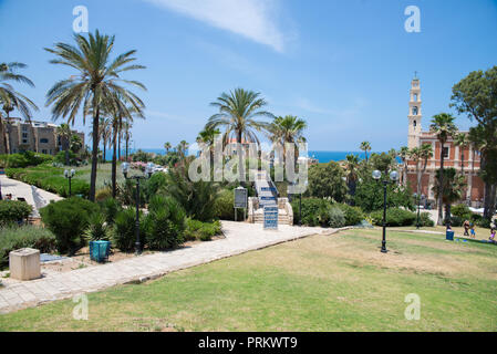 TEL AVIV, ISRAËL - 4 juin 2015 : également appelé Jaffa Japho, est le sud, partie la plus ancienne de Tel-Aviv-Jaffa, une ancienne ville portuaire en Israël. 4 juin 201 Banque D'Images