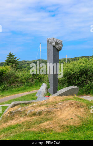 République tchèque et slovaque SOE War Memorial, Arisaig Banque D'Images