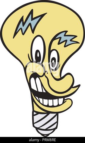 Cartoon vector illustration électrique lampe Illustration de Vecteur