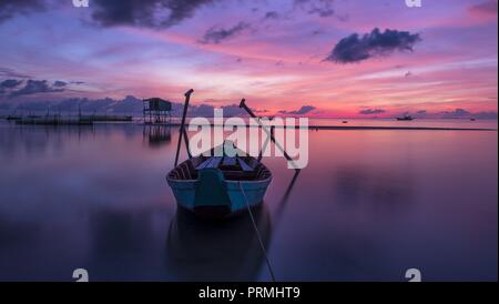 Bateau de ligne pittoresque Banque D'Images