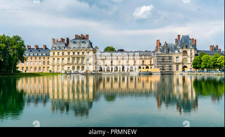 Château de Fontainebleau, l'un des plus grands châteaux français. Banque D'Images