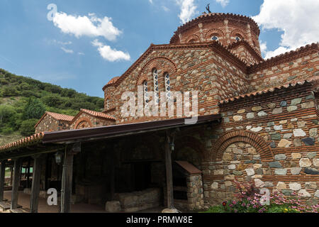 Monastère Saint Leontius Vodoca médiévale près de la ville de Strumica, République de Macédoine Banque D'Images