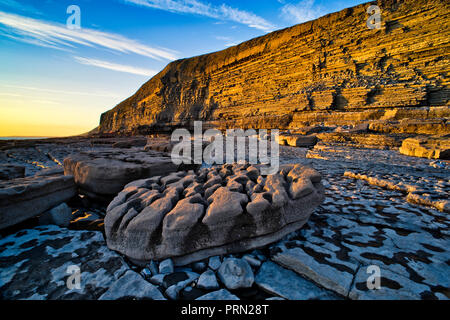 Dunraven Bay, Southerndown, dans la vallée de Glamorgan, Pays de Galles (8) Banque D'Images