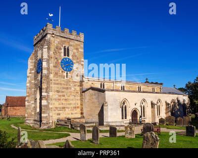 L'église paroissiale de St Andrews à Aldborough Boroughbridge près de North Yorkshire Angleterre Banque D'Images