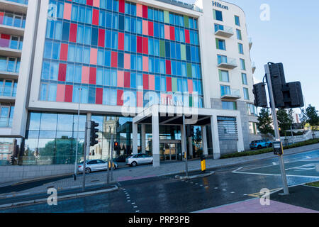 Hilton Hotel, Terrasse Road, Bournemouth, Dorset, UK, 2018 Banque D'Images