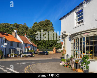 High Street et place de la mairie à Boroughbridge North Yorkshire Angleterre Banque D'Images