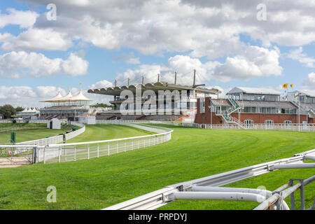 L'hippodrome de Goodwood, Kennel Hill, Chichester, West Sussex, Angleterre, Royaume-Uni Banque D'Images