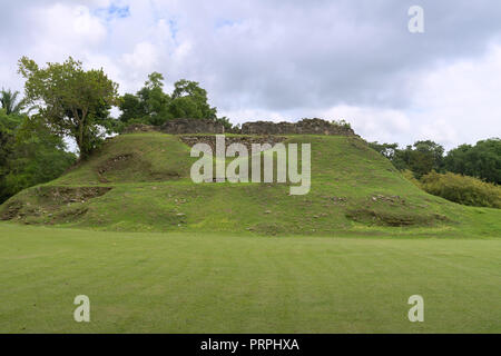 Belize, en Amérique centrale Belize, Altun Ha Temple. Banque D'Images