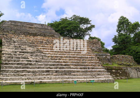 Belize, en Amérique centrale Belize, Altun Ha Temple. Banque D'Images