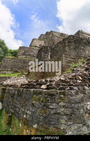 Belize, en Amérique centrale Belize, Altun Ha Temple. Banque D'Images