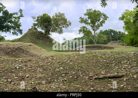 Belize, en Amérique centrale Belize, Altun Ha Temple. Banque D'Images