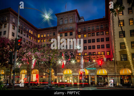 Le Beverly Wilshire Hotel Banque D'Images