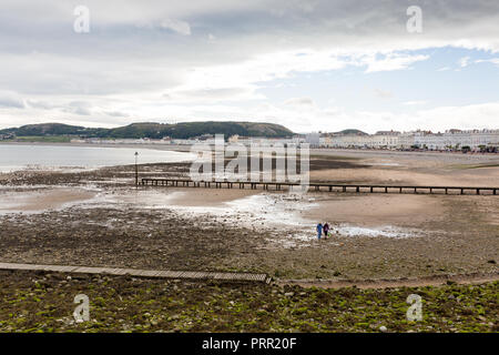 Les marées. Plage de Llandudno North Wales UK Banque D'Images