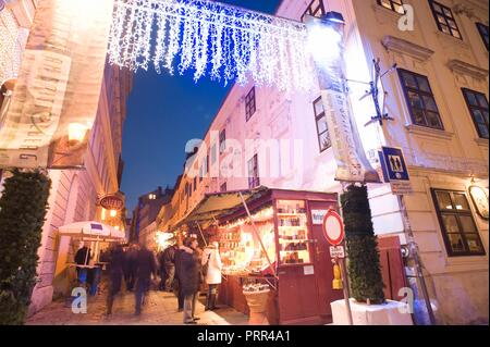 Wien, Vienne - Spittelberg Weihnachtsmarkt, Marché de Noël à Spittelberg Banque D'Images