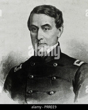 Le Major Robert Anderson - Commandant de Fort Sumter, 1860 Banque D'Images