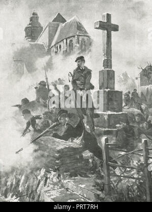 La bataille de Sedan, 1-2 septembre 1870, décisive victoire allemande, au cours de la guerre franco-allemande, Banque D'Images