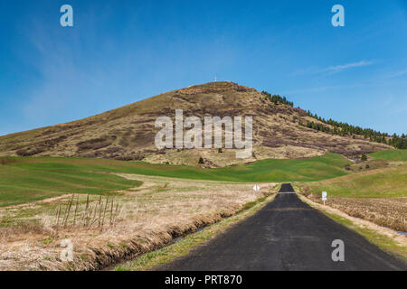 Steptoe Butte, Quartzite Island dans la région de Palouse, plateau de Columbia, près de Steptoe, Washington, USA Banque D'Images