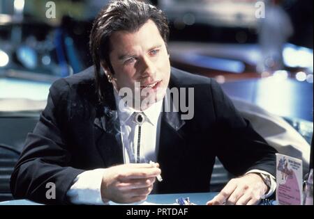 Titre original : Pulp Fiction. Titre en anglais : Pulp Fiction. Année : 1994. Réalisateur : Quentin Tarantino. Stars : John Travolta. Credit : MIRAMAX / Album Banque D'Images