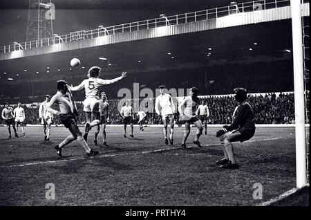 Leeds United v Tottenham Hotspur 1974 Banque D'Images