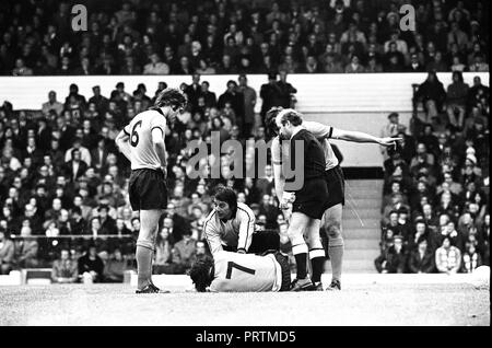 Leeds Utd v Loups 1974 Banque D'Images