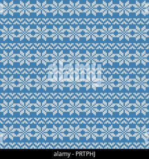 En répétant avec motif transparent fleurs et bandes avec des triangles. La texture de laine avec un motif jacquard. Maison de vacances hiver abstrait design. Sw Illustration de Vecteur