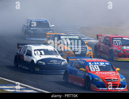 São Paulo - Brésil, le 10 septembre 2017, Course automobile, la principale catégorie de sport au Brésil Banque D'Images