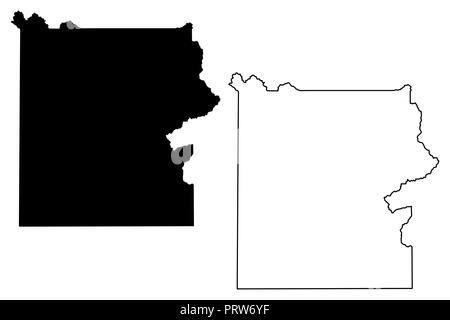 Le Parc National de Yellowstone (Etats-Unis d'Amérique, France) vector illustration, scribble sketch carte du Parc National de Yellowstone Illustration de Vecteur