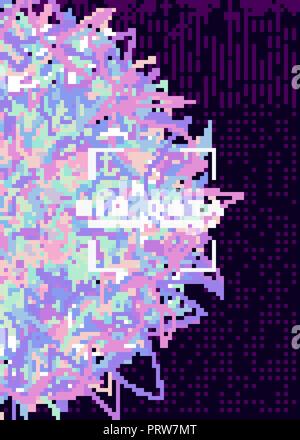 Arrière-plan de big data. La technologie pour la visualisation, en artificiel Illustration de Vecteur