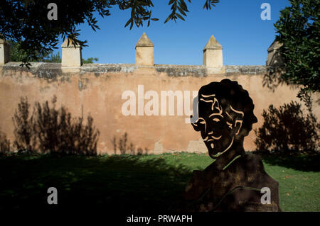 Monastère Royal de Santa Maria de Veruela, abbaye cistercienne près de Vera de Moncayo, à Zaragoza, Aragon, Espagne. Gustavo Adolfo Becquer itinéraire. Banque D'Images