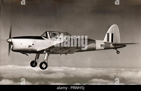 De Havilland Chipmunk de jeune fille en 1956 figlt pendant Banque D'Images