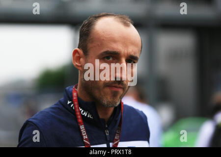 5 octobre 2018, Suzuka International Racing Course Suzuka, City, Japon ; la formule un Grand Prix du Japon, essais libres vendredi ; Robert Kubica Banque D'Images