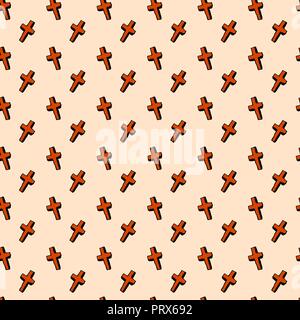 Transparente avec motif Halloween Croix Rouge. Prêt pour l'impression dans le design textile tissu Illustration de Vecteur