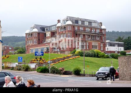 L'extérieur de l'hôtel Victoria , L'Esplanade est du Devon Sidmouth England UK Banque D'Images