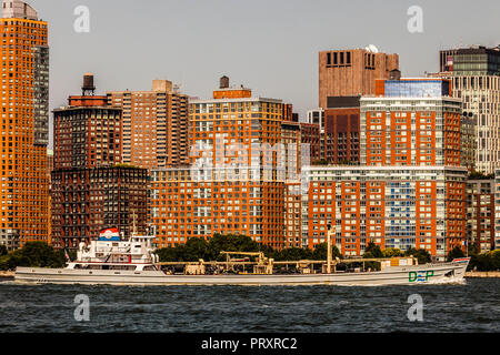 Le port de New York Manhattan - New York, New York, USA Banque D'Images