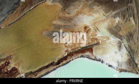 Paysage du drone aérien Banque D'Images