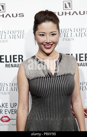 Paris, France. 2e oct, 2018. Anita Chui assiste à la Christophe Guillarmé défilé Printemps-été 2019 collection à l'Atelier Renault, sur Octobre Banque D'Images