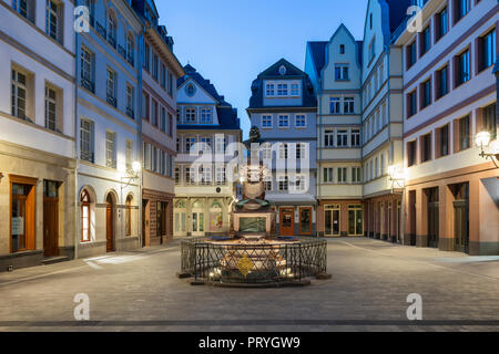 Dom-Römer-projet, Old Town, Frankfurt am Main, Hesse, Allemagne Banque D'Images