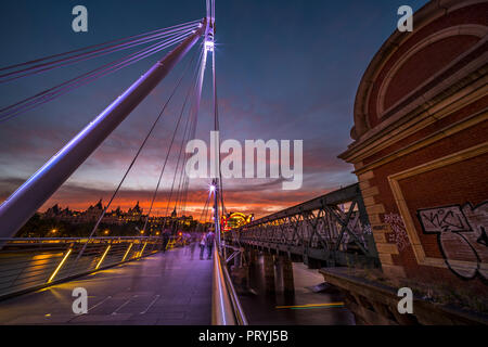 Golden Jubilee Bridges Banque D'Images