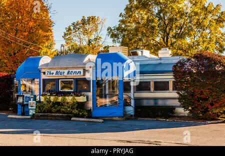 Blue Benn Diner   Bennington, Vermont, Etats-Unis Banque D'Images