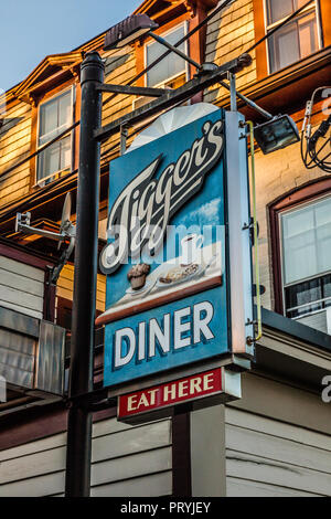 Jigger's Diner   East Greenwich, Rhode Island, USA Banque D'Images