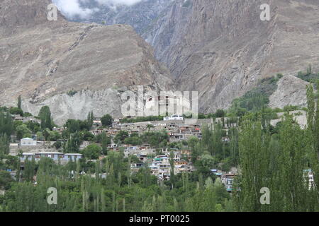 Baltit Fort est un fort dans la vallée de Hunza, près de la ville de Karimabad, dans le ... Une fois que l'ancien siège du royaume, Hunza Baltit fort de 800 ans. Banque D'Images