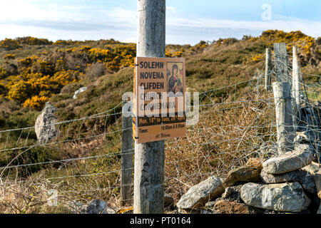 L'Irlande, Clifden, Marche à Pied, zone sauvage, bogland, Banque D'Images