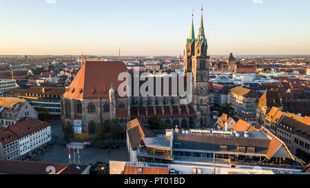 St Lorenz Kirche, église St Lorenz Nuremberg, Nuremberg, Allemagne Banque D'Images