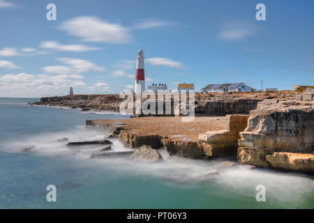 Portland Bill Lighthouse, l'Île de Portland, Dorset, England, UK Banque D'Images