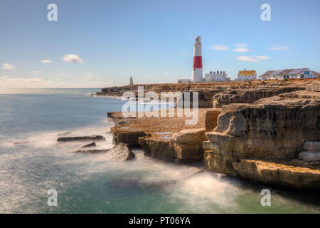 Portland Bill Lighthouse, l'Île de Portland, Dorset, England, UK Banque D'Images