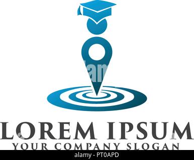 Logo de l'éducation. Logo de l'école modèle concept design Illustration de Vecteur