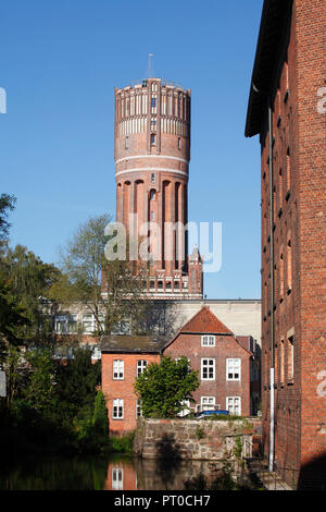 Ancien château d'eau, vieille ville, Lunebourg, Basse-Saxe, Allemagne, Europe Banque D'Images